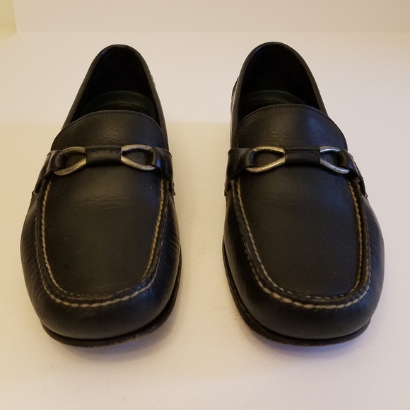 H.S. Trask Men\'s Slip on Penny Loafers Black Size 9.5 W Made in Brazil main image 12